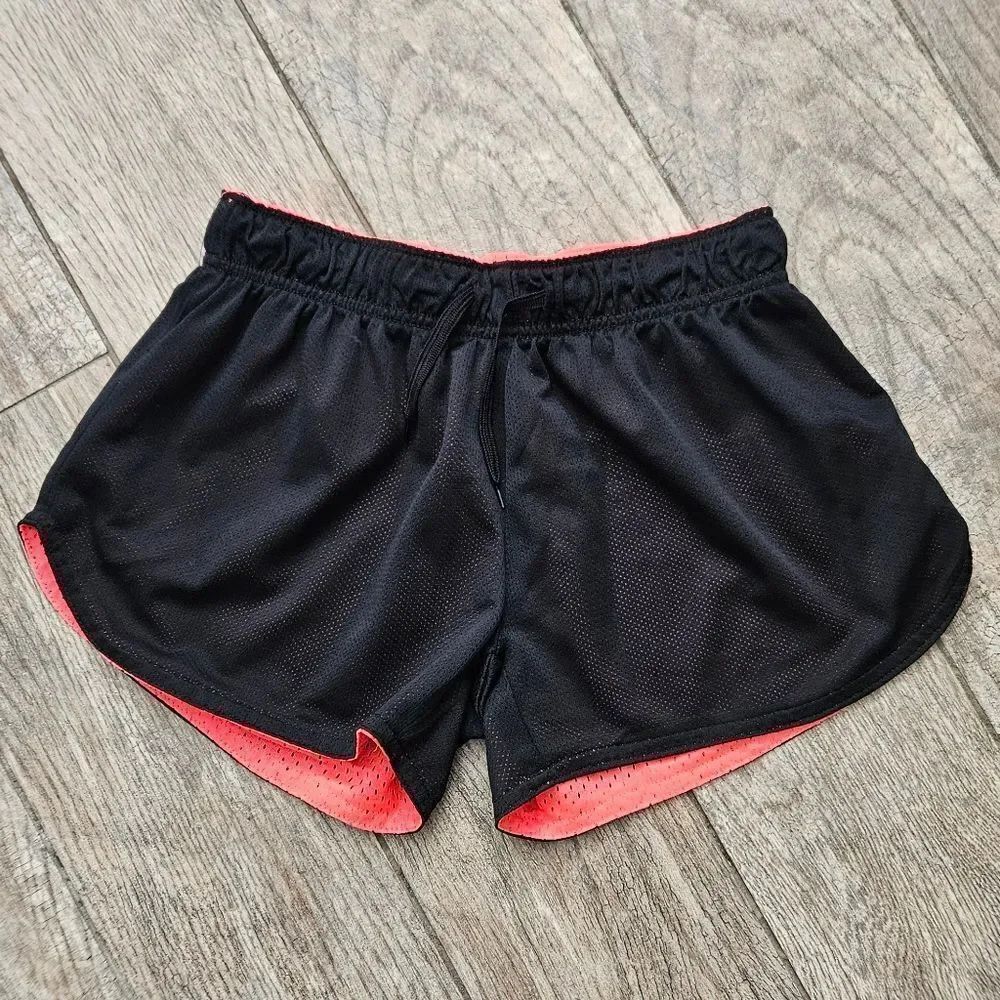 Pony Reversible Black and Pink Athletic Shorts